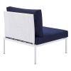 Harmony 6-Piece Sunbrella&reg; Outdoor Patio Aluminum Sectional Sofa Set