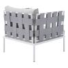 Harmony 8-Piece Sunbrella&reg; Outdoor Patio Aluminum Seating Set