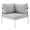 Harmony 10-Piece Sunbrella&reg; Outdoor Patio Aluminum Sectional Sofa Set