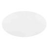 Zinque 48" Oval Dining Table in Gold White