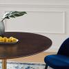 Lippa 47" Wood Dining Table in Gold Cherry Walnut