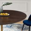 Lippa 60" Wood Dining Table in Gold Cherry Walnut