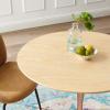 Lippa 36" Wood Dining Table in Rose Natural