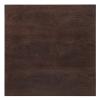 Lippa 28" Square Wood Dining Table in Rose Cherry Walnut