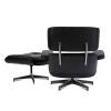 MOD Lounge Chair & Ottoman Black Black