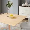 Lippa 40" Square Wood Dining Table in Rose Natural