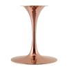 Lippa 47" Square Wood Dining Table in Rose Natural