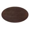 Lippa 60" Oval Wood Dining Table in Rose Cherry Walnut