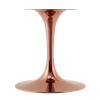 Lippa 60" Oval Wood Dining Table in Rose Natural