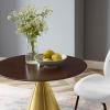 Tupelo 28" Dining Table in Gold Cherry Walnut