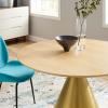 Tupelo 47" Dining Table in Gold Natural