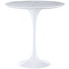 Eero Saarinen Style Tulip Marble Side Table 20"