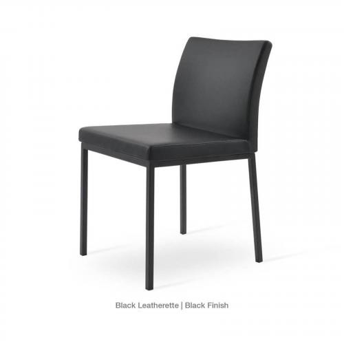 Aria Metal Chrome Adjuster Base Dining Chair
