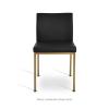Aria Metal Brass Gold Adjuster Base Dining Chair