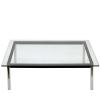 Le Corbusier Style LC10 Square Coffee Table