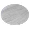 40" White Carrara Italian Marble Round Table Top