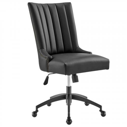 Empower Channel Tufted Vegan Leather Office Chair