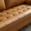 Valour Leather Sofa in Tan