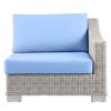 Conway Outdoor Patio Wicker Rattan 6-Piece Sectional Sofa Furniture Set