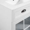 Isle 48" Double Bathroom Vanity Cabinet in White White