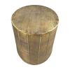 Chris Side Table in Antique Brass