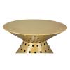 Electron Coffee Table in Gold