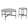 Malo Coffee Table Set in Gray & Black