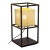 Yves Table Lamp in Gold & Black
