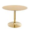 Verne 40" Dining Table in Gold Natural