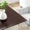 Verne 40" Square Dining Table in Gold Cherry Walnut