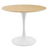 Lippa 36" Dining Table in White Natural
